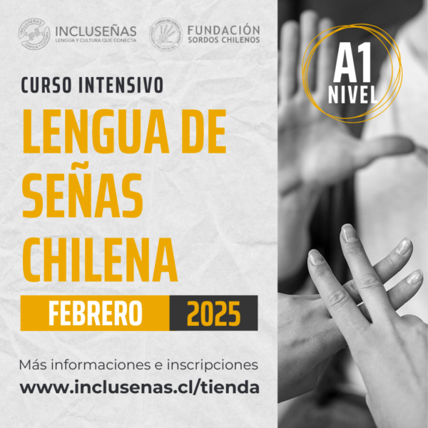CURSO INTENSIVO: Lengua de Señas Chilena – Nivel A1 – Febrero 2025