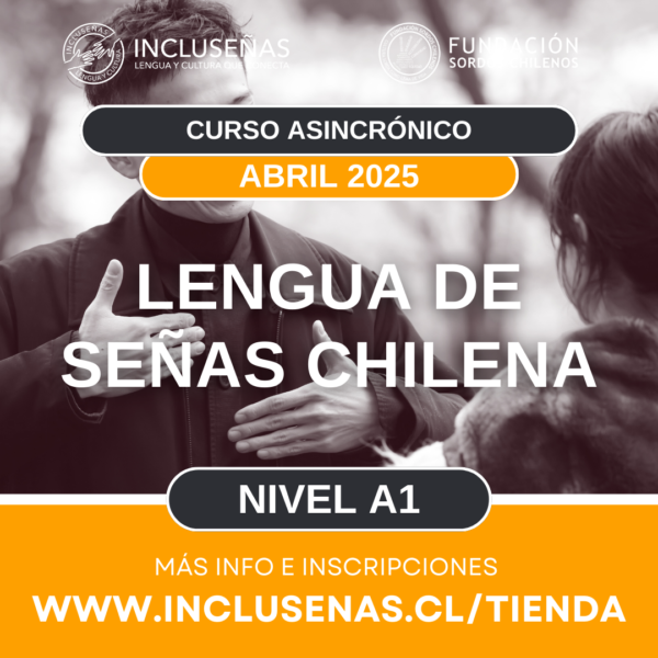 CURSO ASINCRÓNICO: Lengua de Señas Chilena – Nivel A1 – Abril 2025